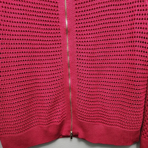 Soho women's blouse top size XL red mesh sweater new without tags - Picture 6 of 7